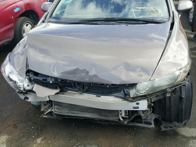 2HGFA1F68BH507883 - 2011 HONDA CIVIC LX-S SILVER photo 9