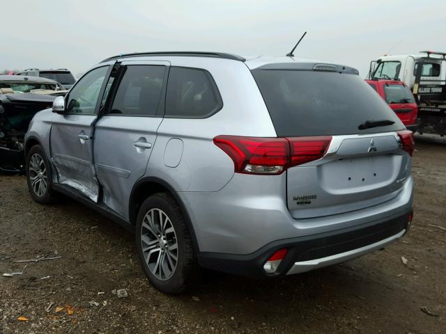 JA4AZ3A37GZ059776 - 2016 MITSUBISHI OUTLANDER SILVER photo 3