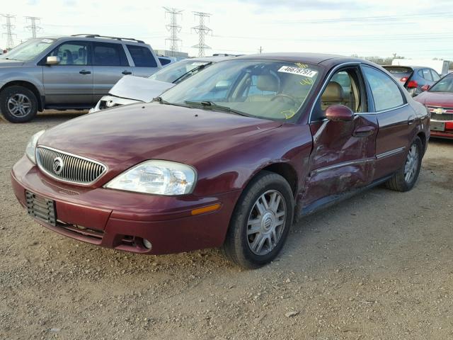 1MEFM55S25A628129 - 2005 MERCURY SABLE LS P BURGUNDY photo 2