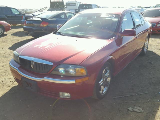 1LNHM86SX2Y672808 - 2002 LINCOLN LS RED photo 2