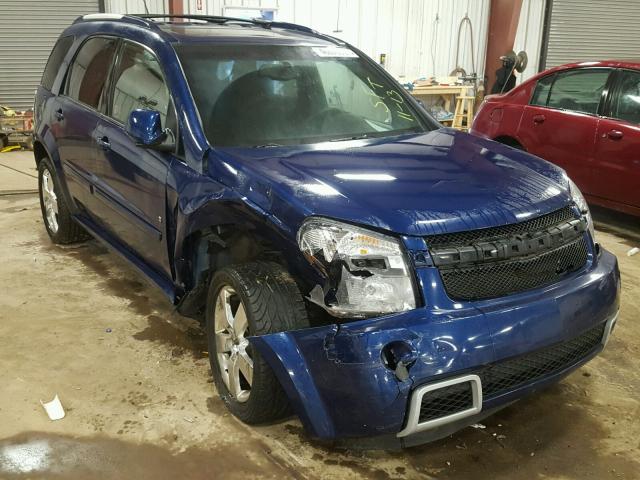 2CNDL937896237275 - 2009 CHEVROLET EQUINOX SP BLUE photo 1