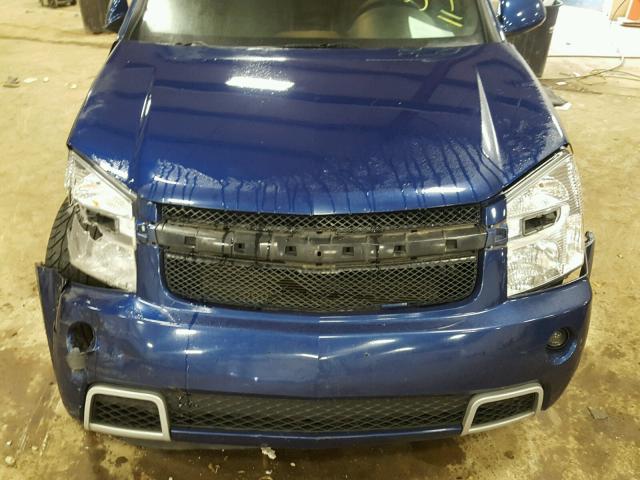 2CNDL937896237275 - 2009 CHEVROLET EQUINOX SP BLUE photo 7