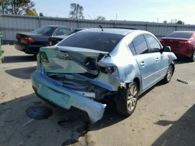 JM1BK12FX81802104 - 2008 MAZDA 3 I BLUE photo 4