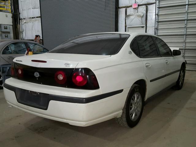 2G1WF52E659174952 - 2005 CHEVROLET IMPALA WHITE photo 4