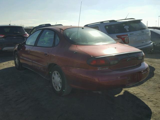 1FAFP532XXG241815 - 1999 FORD TAURUS SE RED photo 3