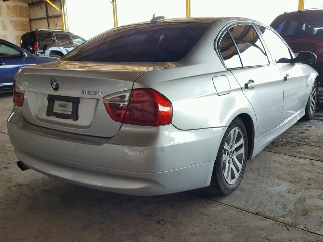 WBAVB17526NK37248 - 2006 BMW 325 I AUTO SILVER photo 4