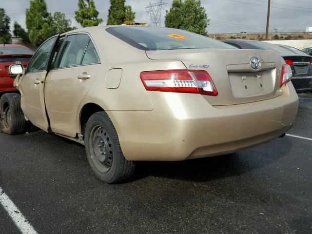 4T1BF3EK7BU768522 - 2011 TOYOTA CAMRY BASE BROWN photo 3