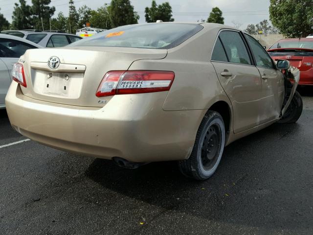 4T1BF3EK7BU768522 - 2011 TOYOTA CAMRY BASE BROWN photo 4