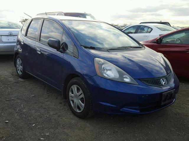 JHMGE8H2XAC007878 - 2010 HONDA FIT BLUE photo 1