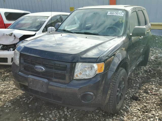 1FMCU02Z28KC17459 - 2008 FORD ESCAPE XLS BLACK photo 2