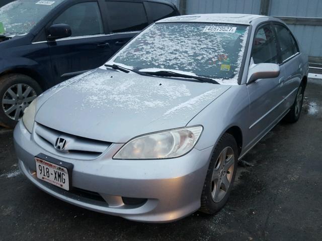 JHMES26714S001991 - 2004 HONDA CIVIC EX Күміс фото 2