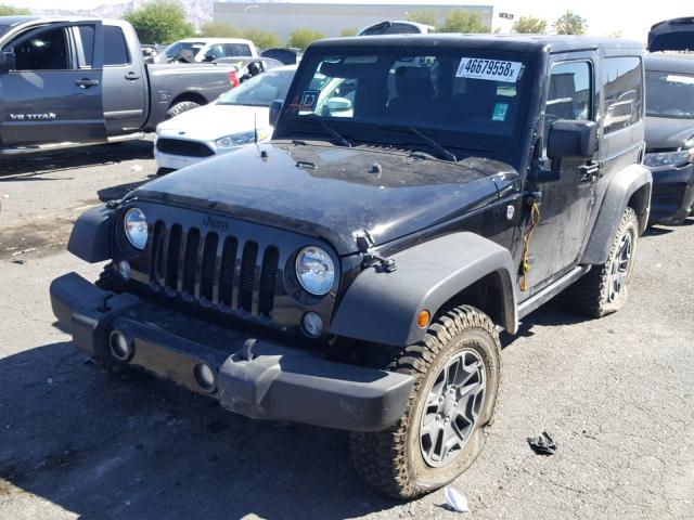 1C4AJWAG5HL534959 - 2017 JEEP WRANGLER S BLACK photo 2