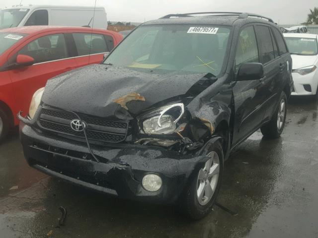 JTEGD20VX50056363 - 2005 TOYOTA RAV4 BLACK photo 2