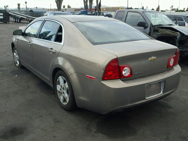 1G1ZG57B98F217393 - 2008 CHEVROLET MALIBU LS BEIGE photo 3