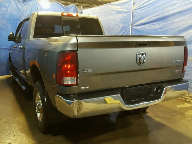 3C6UD5DL1CG219516 - 2012 DODGE RAM 2500 S GRAY photo 3