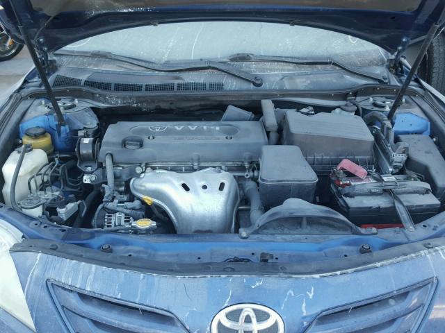 4T1BE46K67U160084 - 2007 TOYOTA CAMRY NEW BLUE photo 7