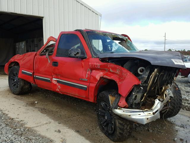 2GCEK19T0X1166665 - 1999 CHEVROLET SILVERADO RED photo 1