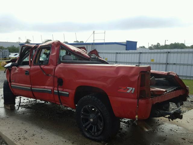 2GCEK19T0X1166665 - 1999 CHEVROLET SILVERADO RED photo 3