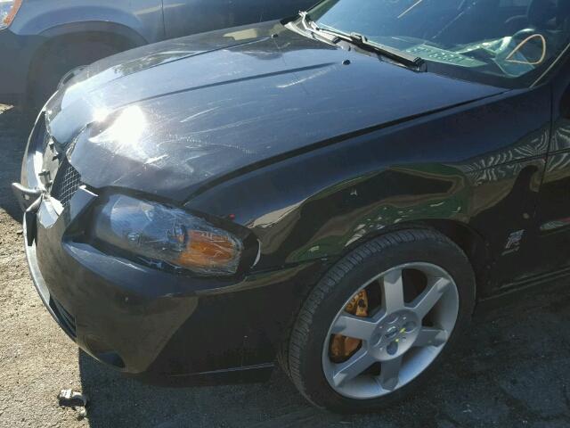 3N1AB51D16L615765 - 2006 NISSAN SENTRA SE- BLACK photo 9