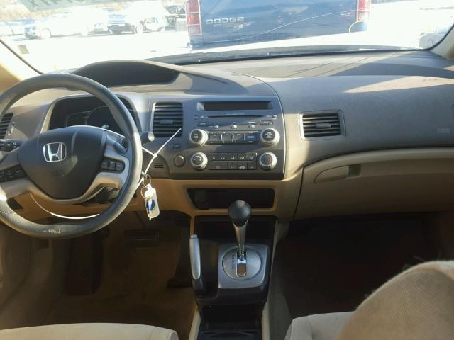 1HGFA16857L123619 - 2007 HONDA CIVIC EX WHITE photo 9