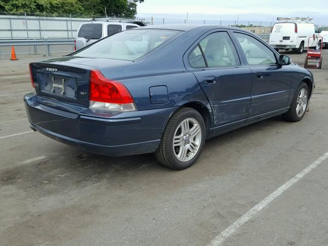 YV1RS592X82677084 - 2008 VOLVO S60 2.5T BLUE photo 4