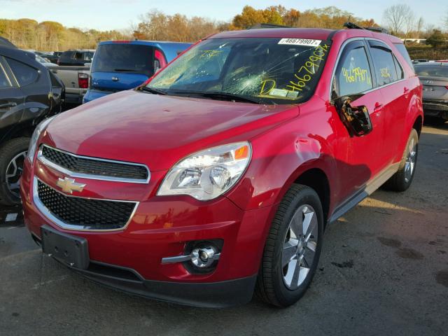 2GNFLGEK5F6255268 - 2015 CHEVROLET EQUINOX LT RED photo 2