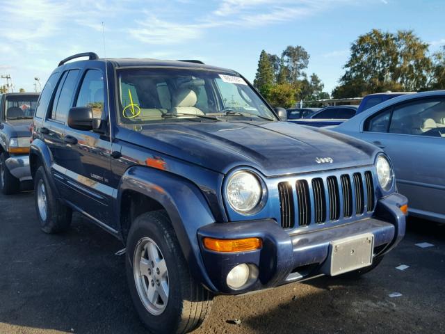 1J4GK58K42W228248 - 2002 JEEP LIBERTY LI BLUE photo 1