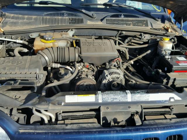 1J4GK58K42W228248 - 2002 JEEP LIBERTY LI BLUE photo 7
