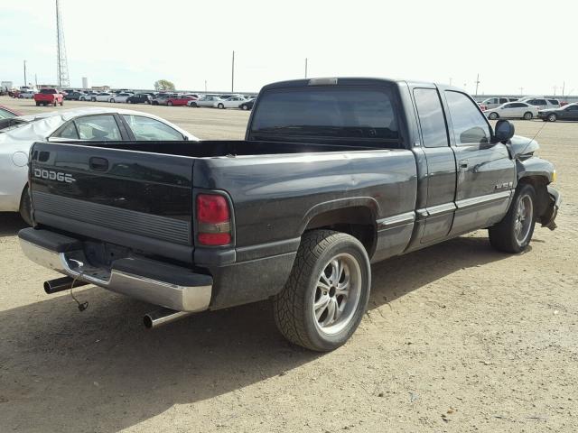 1B7HC13Y5XJ628402 - 1999 DODGE RAM 1500 BLACK photo 4