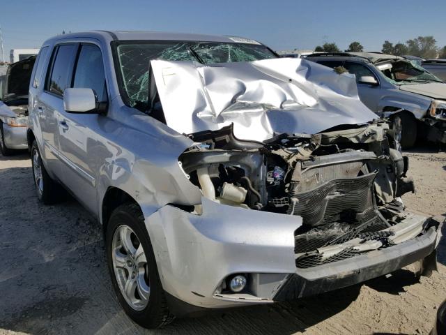 5FNYF3H75DB030543 - 2013 HONDA PILOT EXLN SILVER photo 1