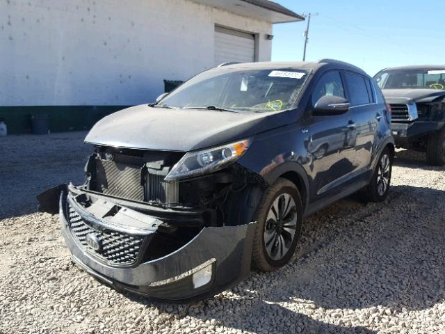 KNDPCCA64C7177558 - 2012 KIA SPORTAGE S GRAY photo 2