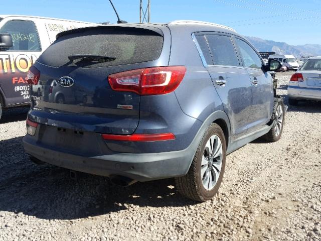 KNDPCCA64C7177558 - 2012 KIA SPORTAGE S GRAY photo 4