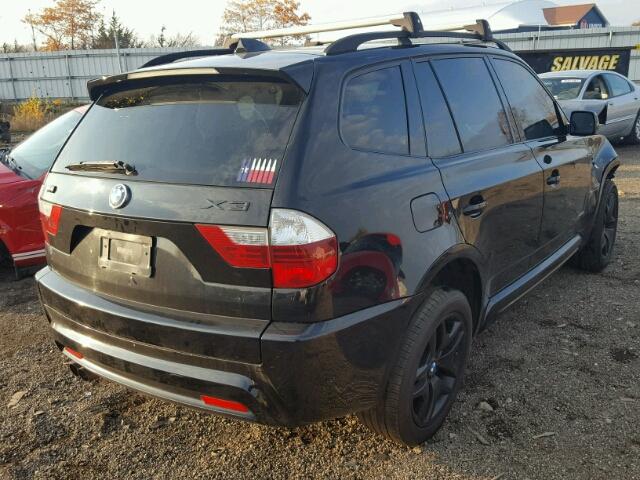 WBXPC934X9WJ27506 - 2009 BMW X3 XDRIVE3 BLACK photo 4