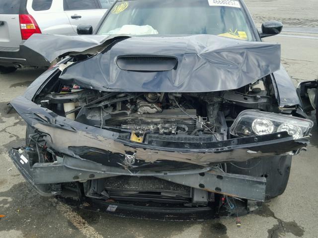 2B3KA73W27H726786 - 2007 DODGE CHARGER SR BLACK photo 7