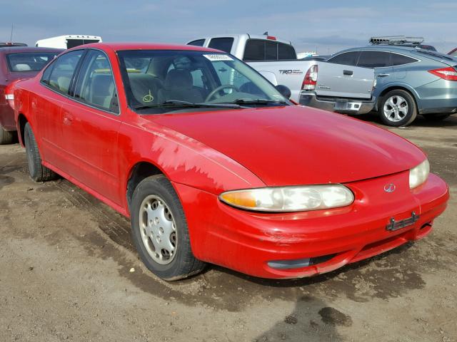 1G3NL52F52C250766 - 2002 OLDSMOBILE ALERO GL RED photo 1