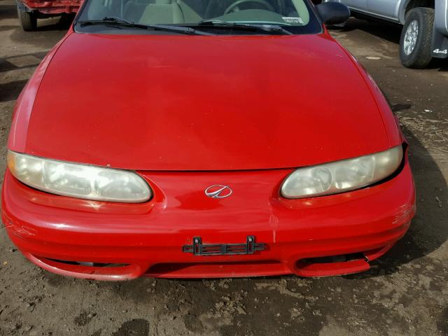 1G3NL52F52C250766 - 2002 OLDSMOBILE ALERO GL RED photo 7