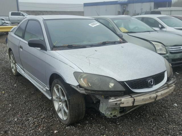 1HGEM22174L018397 - 2004 HONDA CIVIC DX V SILVER photo 1