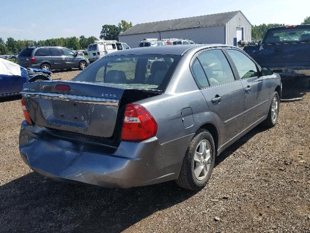 1G1ZT54885F279402 - 2005 CHEVROLET MALIBU LS Boz foto 4