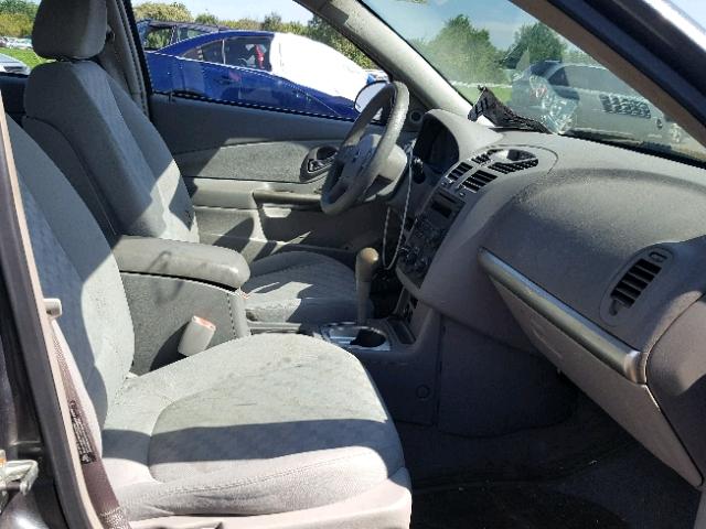 1G1ZT54885F279402 - 2005 CHEVROLET MALIBU LS Boz foto 5