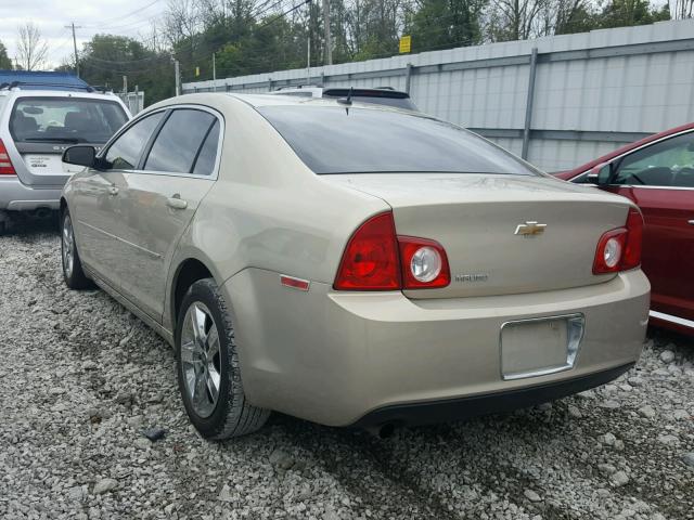 1G1ZC5EB0AF119440 - 2010 CHEVROLET MALIBU 1LT GOLD photo 3