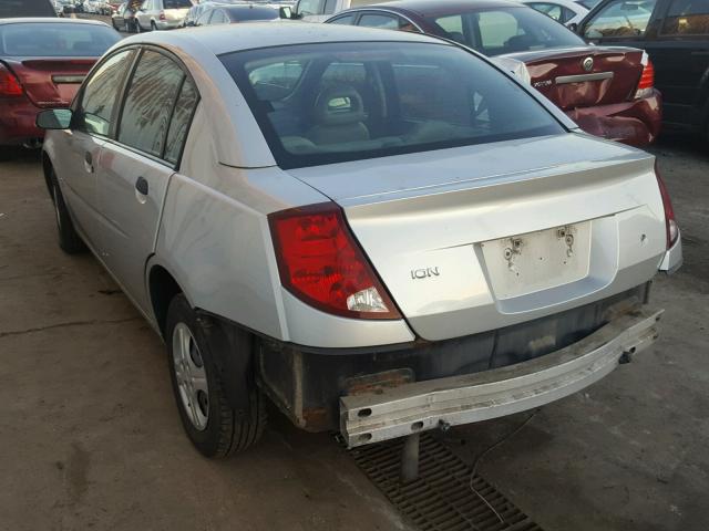 1G8AG52F24Z193374 - 2004 SATURN ION SILVER photo 3