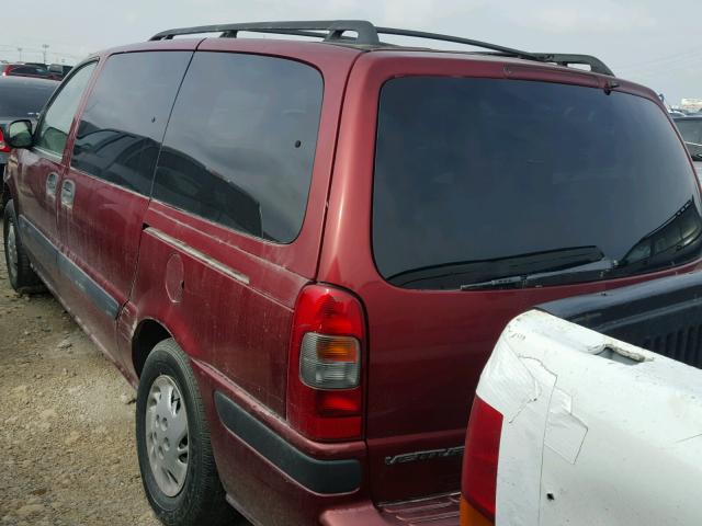 1GNDX03E92D111671 - 2002 CHEVROLET VENTURE RED photo 3