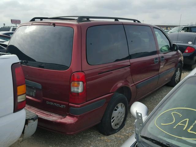 1GNDX03E92D111671 - 2002 CHEVROLET VENTURE RED photo 4