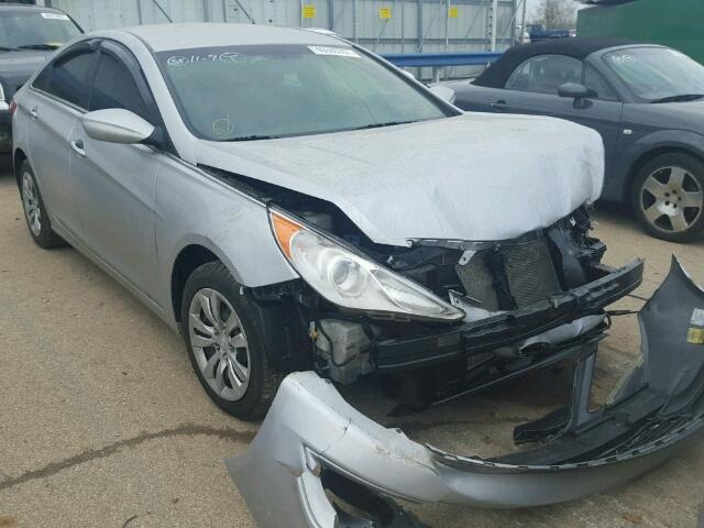 5NPEB4AC4CH375526 - 2012 HYUNDAI SONATA GLS SILVER photo 1