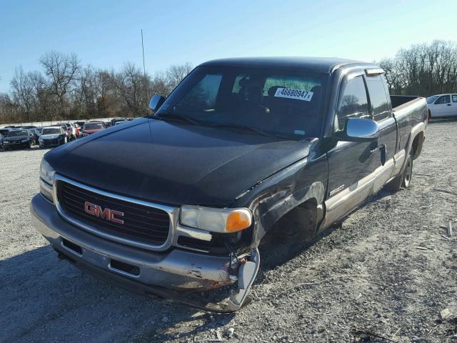 1GTGK29UXYE350485 - 2000 GMC NEW SIERRA BLACK photo 2