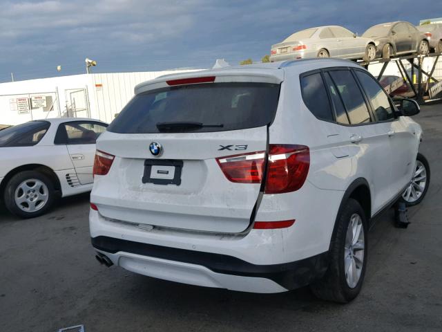 5UXWX9C36H0T18277 - 2017 BMW X3 XDRIVE2 WHITE photo 4