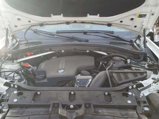 5UXWX9C36H0T18277 - 2017 BMW X3 XDRIVE2 WHITE photo 7