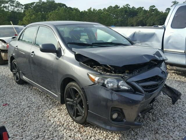 2T1BU4EE5DC989160 - 2013 TOYOTA COROLLA BA CHARCOAL photo 1