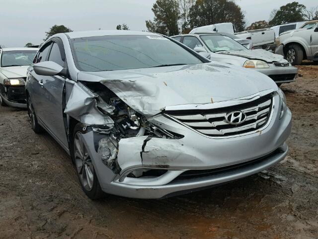 5NPEC4AB7DH801764 - 2013 HYUNDAI SONATA SE SILVER photo 1