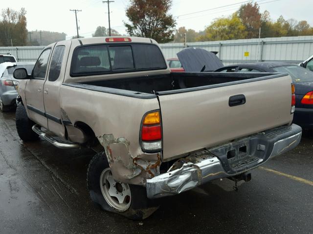 5TBRT34112S332590 - 2002 TOYOTA TUNDRA TAN photo 3